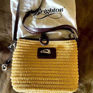 Brighton straw crossbody